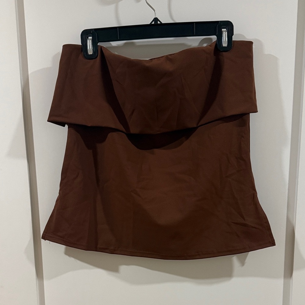 Brown Tube Top